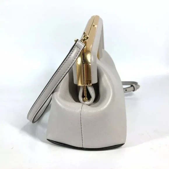 FENDI 8BP129 Crossbody Pochette first small 2WAY Shoulder Bag Clutch bag Crossbody Bags